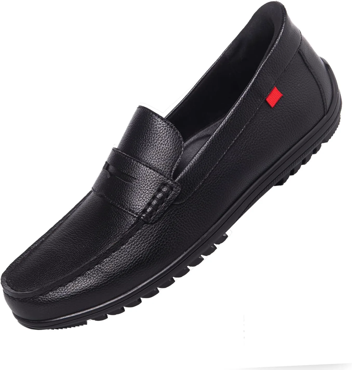 Marc Joseph New York Men's Casual Hands Free Slip on Penny Loafers, черный