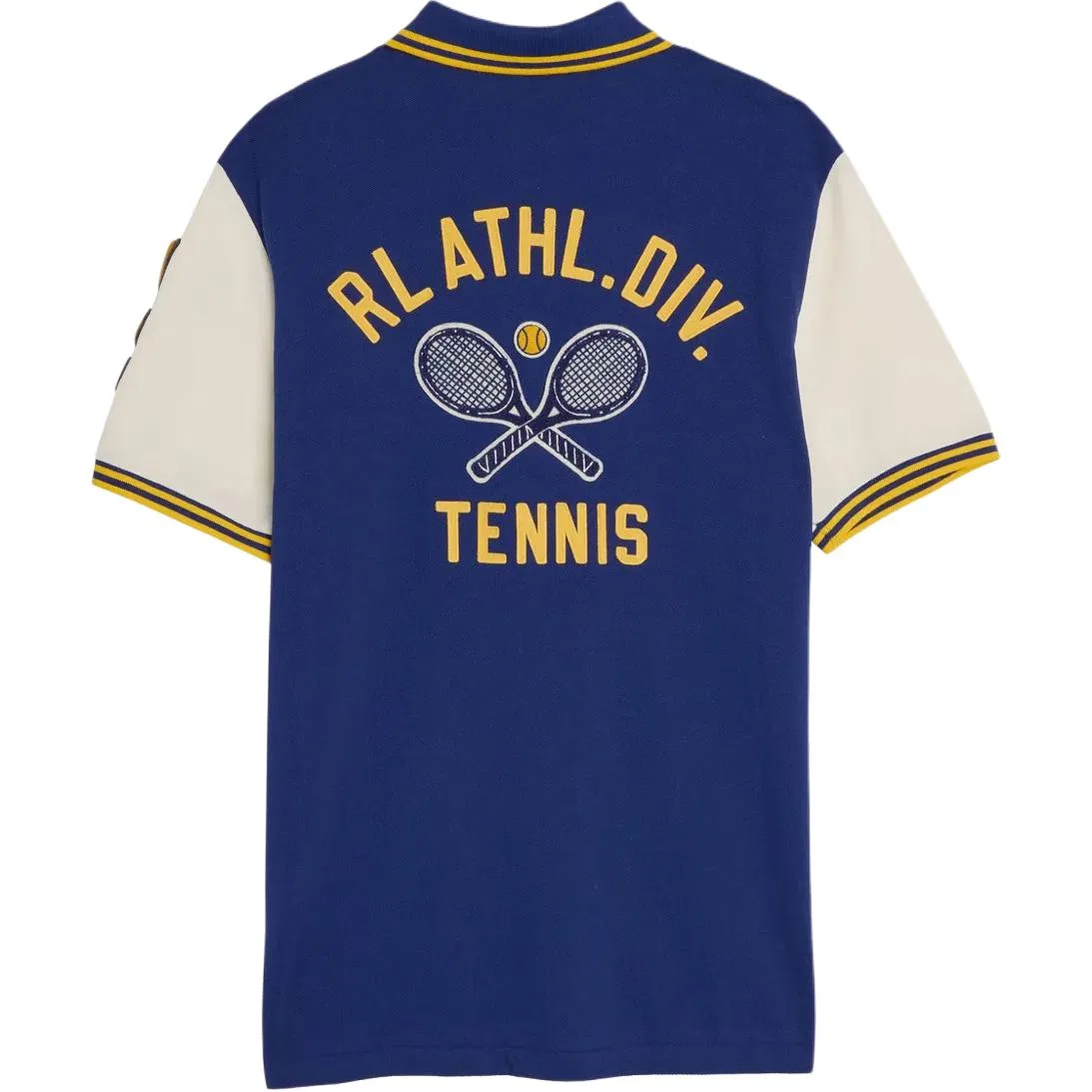 Поло Polo Ralph Lauren Mesh Varsity Tennis синее — фото 3