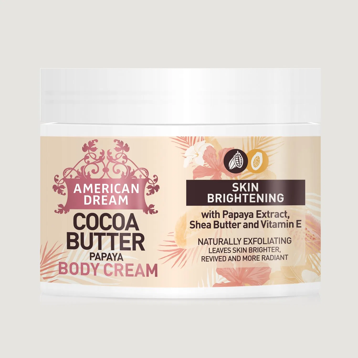 Крем для тела American Dream Papaya Butter с экстрактом папайи, маслом ши и витамином E, 500 мл American Dream — фото 2