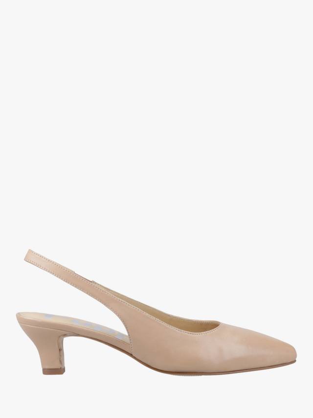 Nahla Slingback туфли-лодочки из замши Hush Puppies, Natural