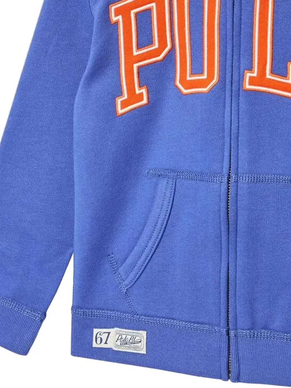 Худи с аппликацией логотипа Polo Ralph Lauren Kids, синий — фото 2