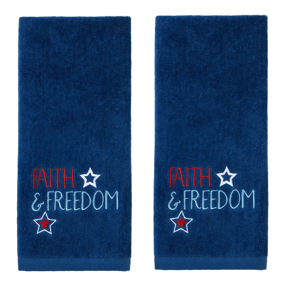 

Полотенца для рук SKL Home Faith & Freedom, 2 шт.