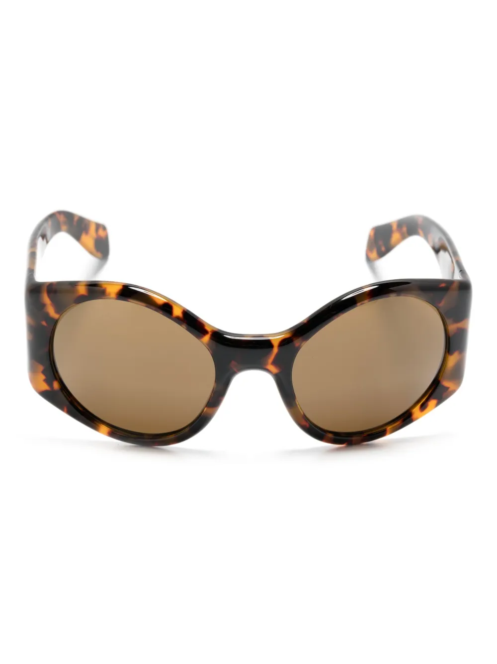 

Солнцезащитные очки Ennis в круглой оправе Palm Angels Eyewear, коричневый