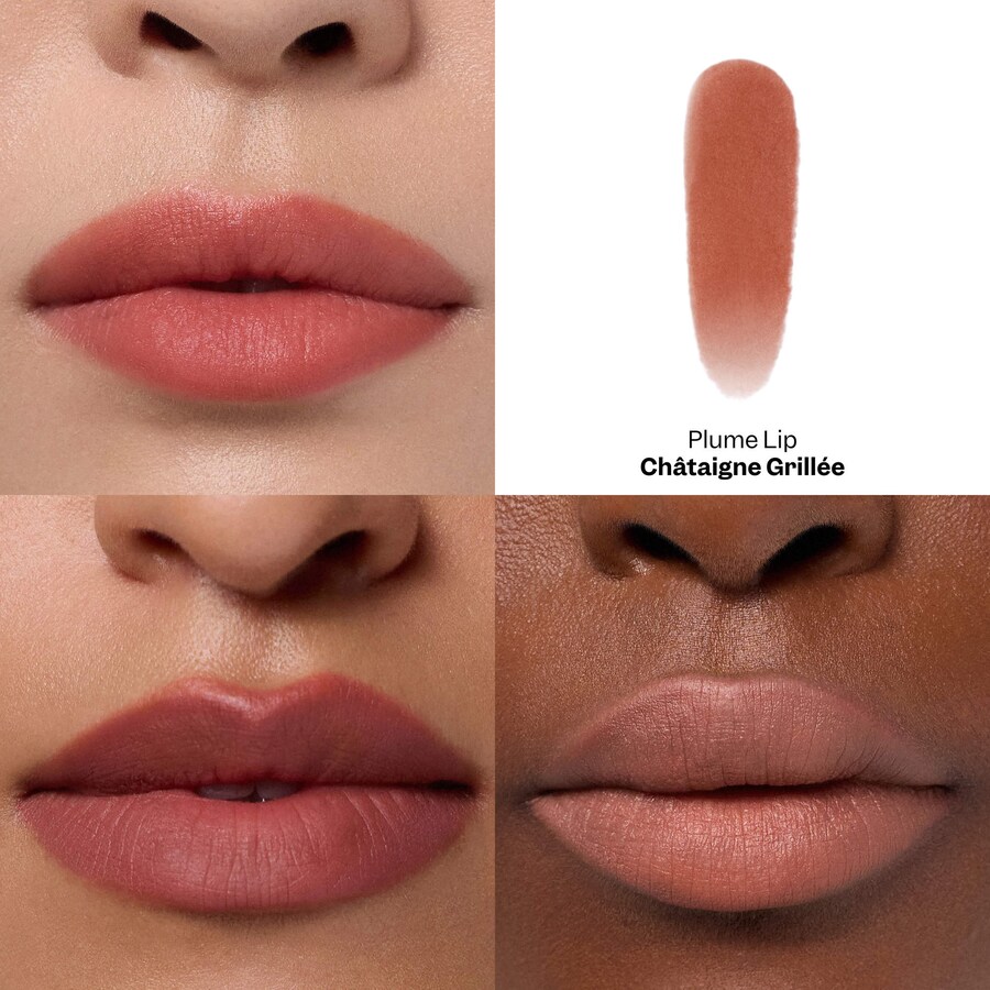 Увлажняющая матовая помада PLUME LIP VIOLETTE_FR, 0.12 oz/3.3 g, Châtaigne Grillée — фото 2