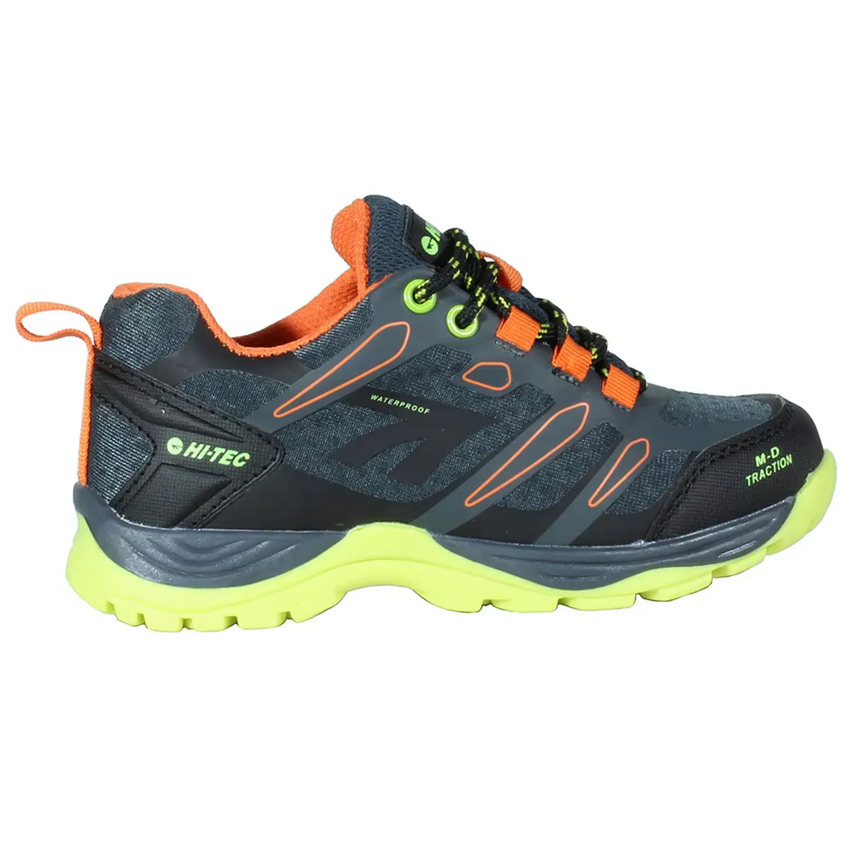 

Toubkal Low WP Junior Hi-Tec детская горная обувь, черный/оранжевый