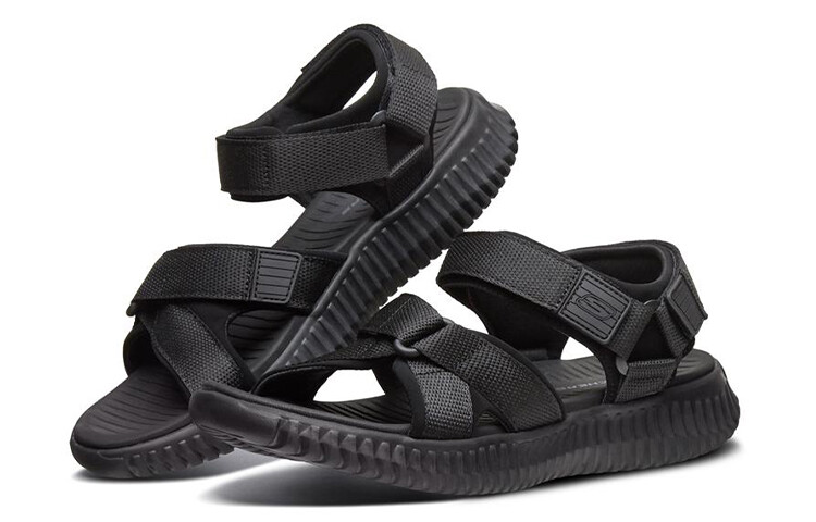 Пляжные сандалии Elite Flex мужские черные Skechers — фото 3