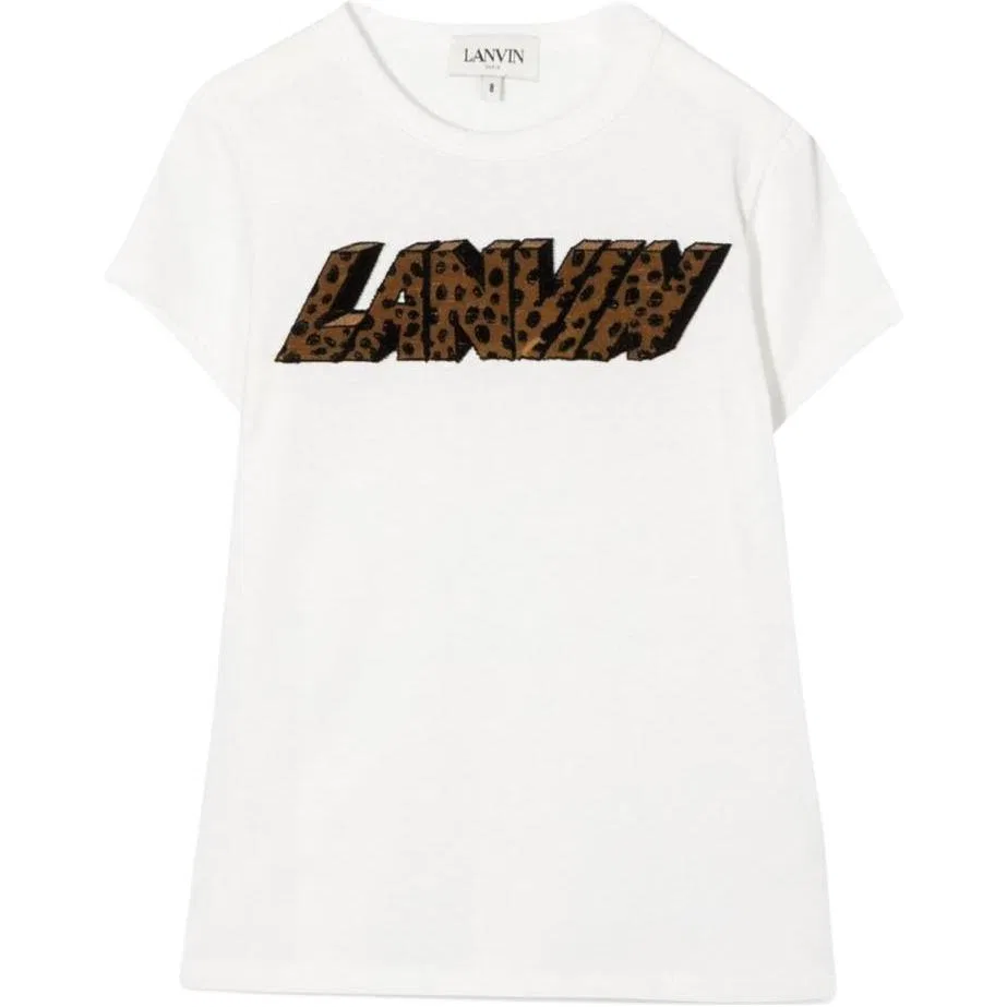 Футболка белая Lanvin Kids