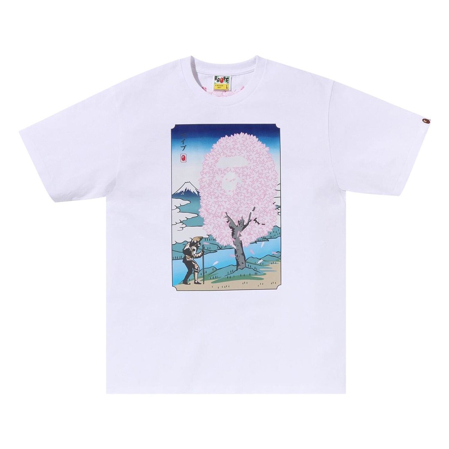 

Футболка BAPE Sakura, Белая