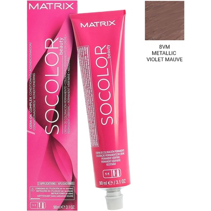 

Socolor Beauty 8 Темный Светлый Блондин Металлик Фиолетовый Лиловый 90мл, Matrix