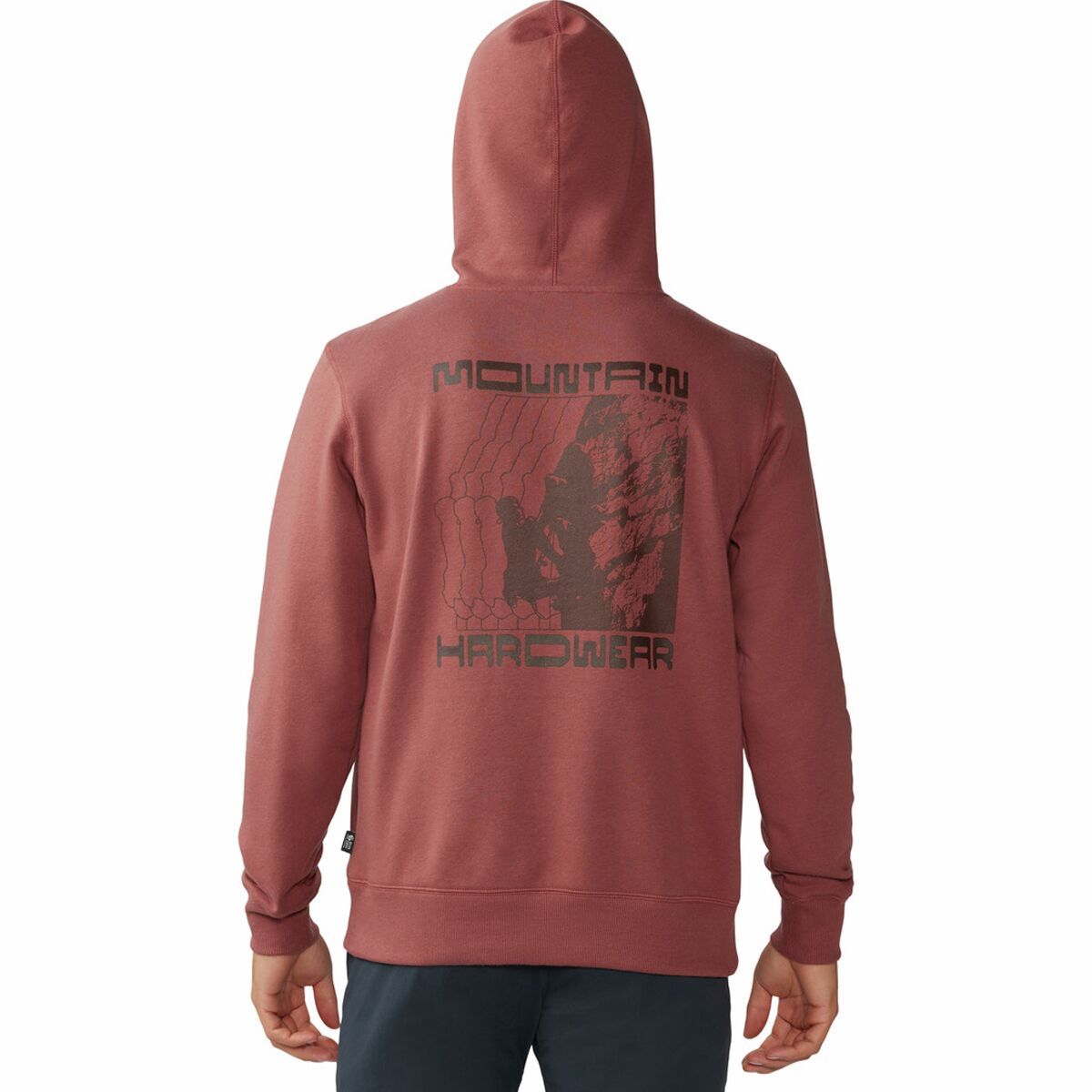 

Ретро худи с капюшоном для скалолазания Mountain Hardwear, цвет clay earth