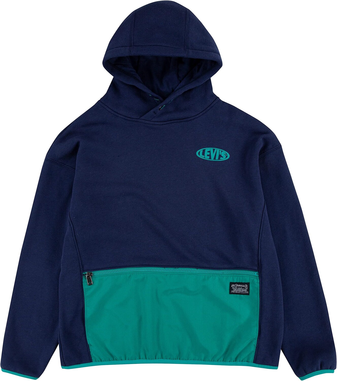 

Худи Levi'S Nylon Pullover Hoodie, цвет Peacoat