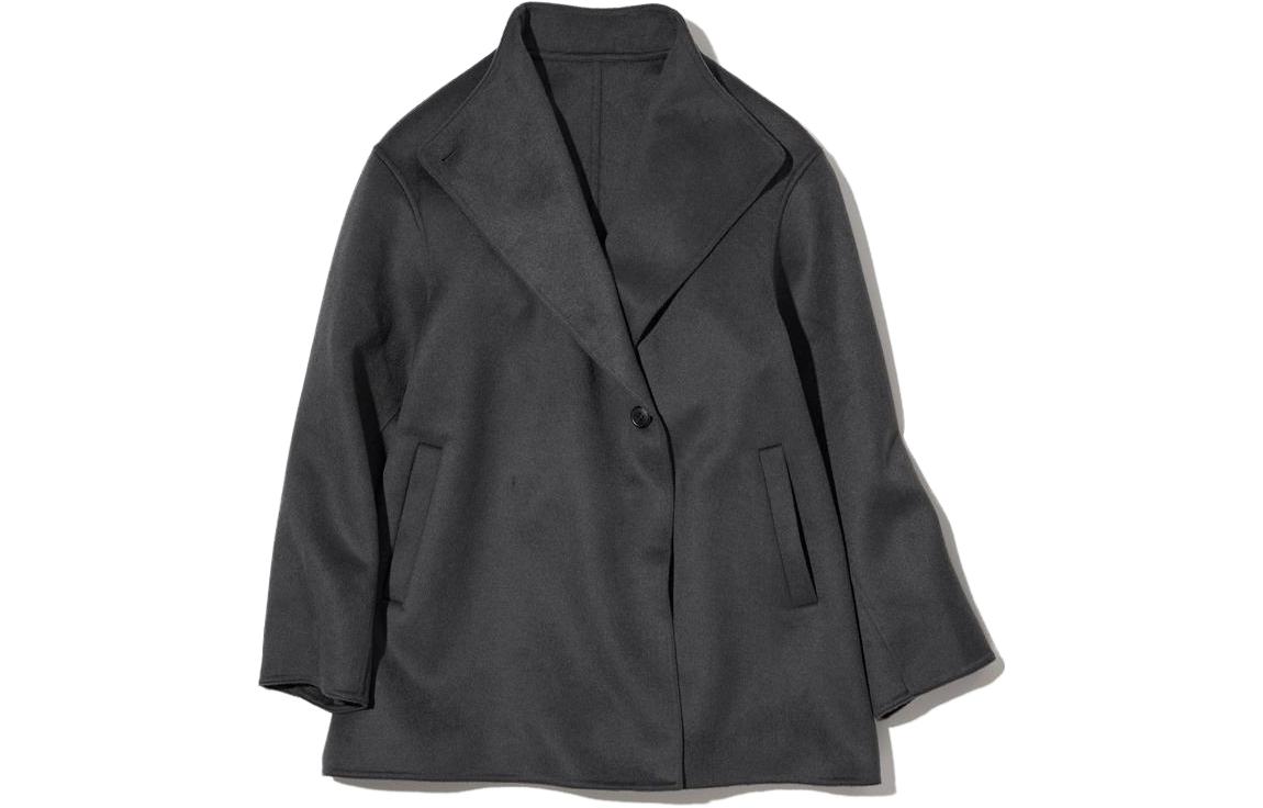 

UNIQLO Пальто Женское Серое, Серый, UNIQLO Пальто Женское Серое