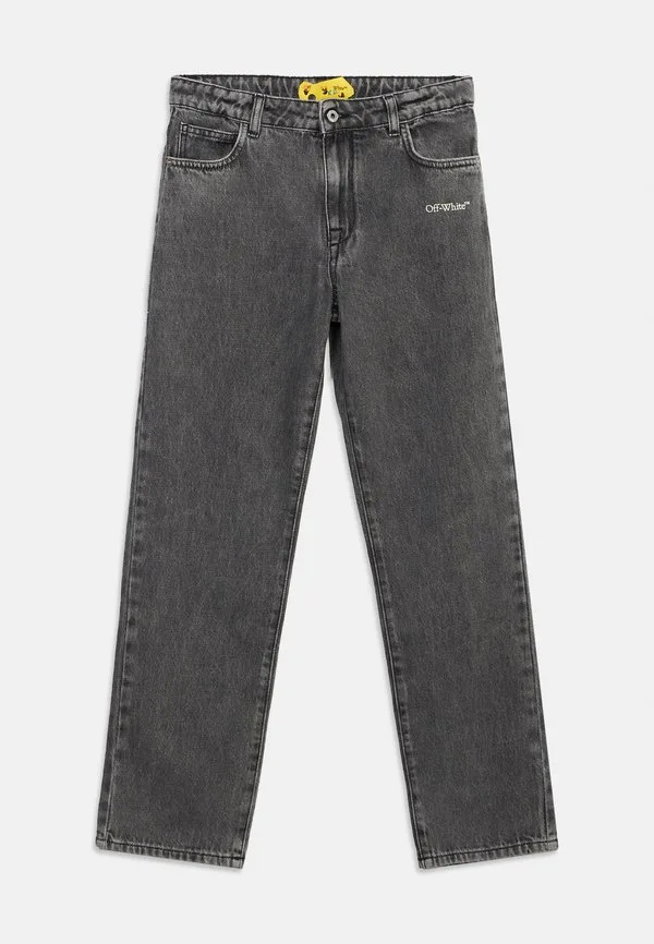 Книжные диагональные брюки, джинсы прямого кроя Off-White, Medium Grey — фото 3