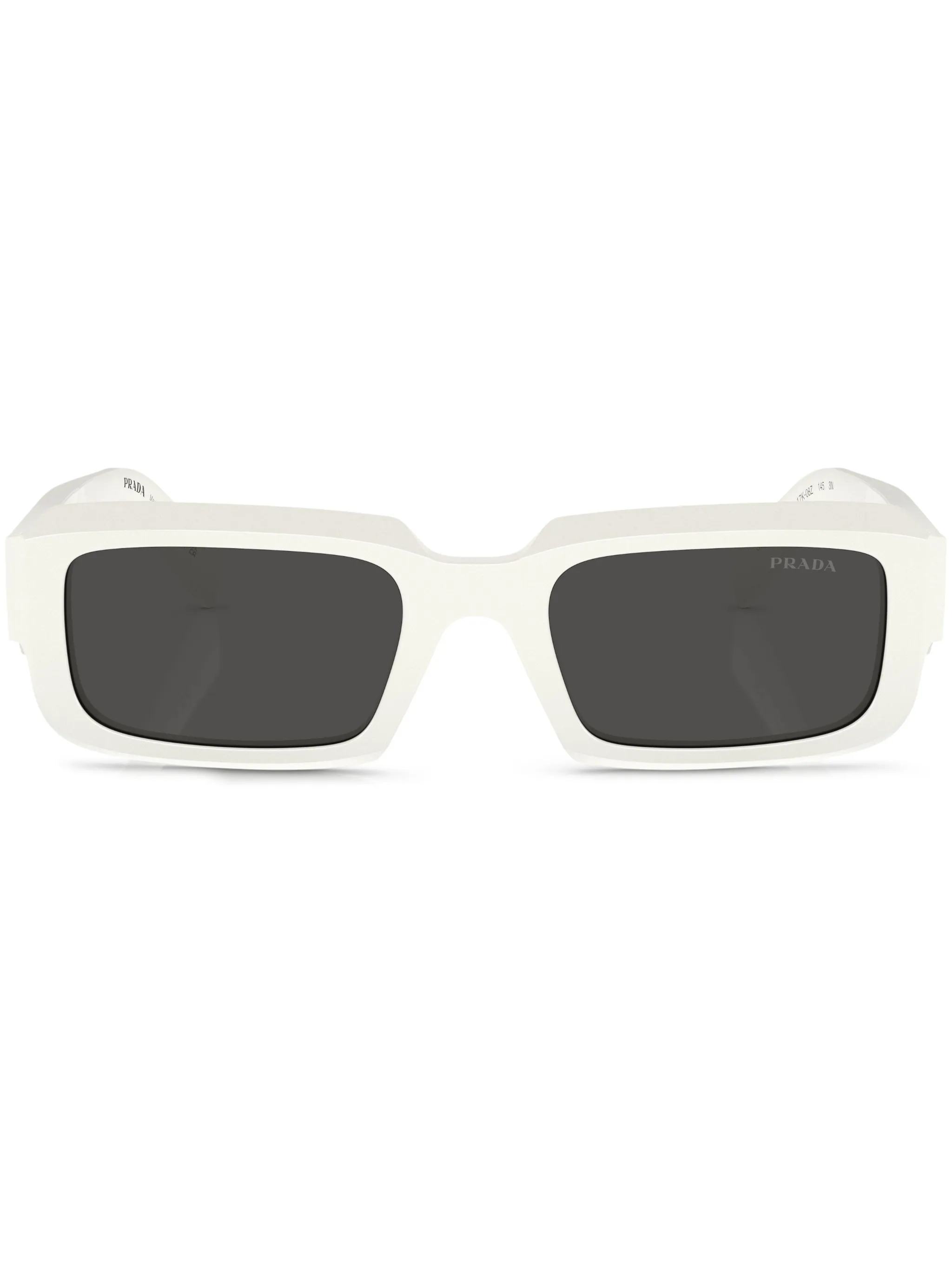 

Солнцезащитные очки в прямоугольной оправе Prada Eyewear, белый