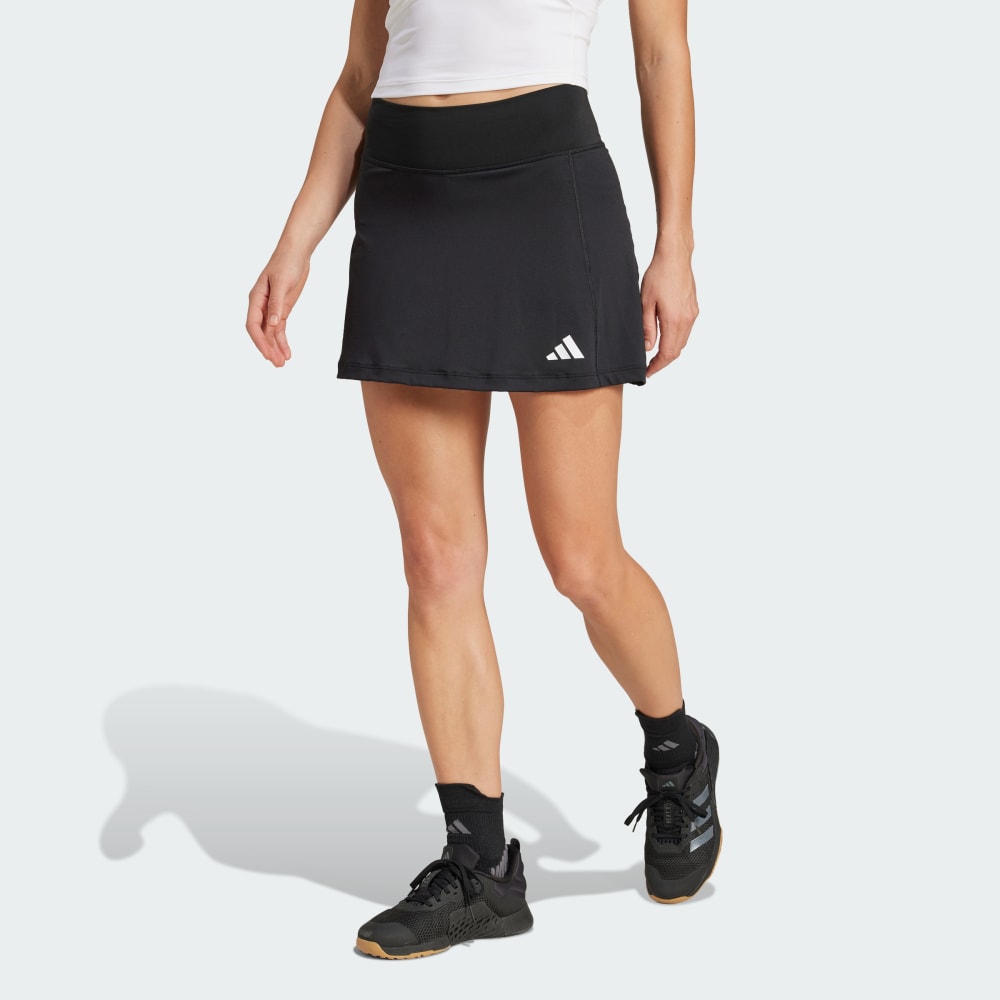 

Юбка Adidas Optimé Skort With Integrated Bike Shorts, черный