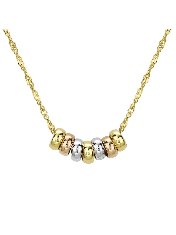 

Lucardi Круглое золотое колье 375 пробы