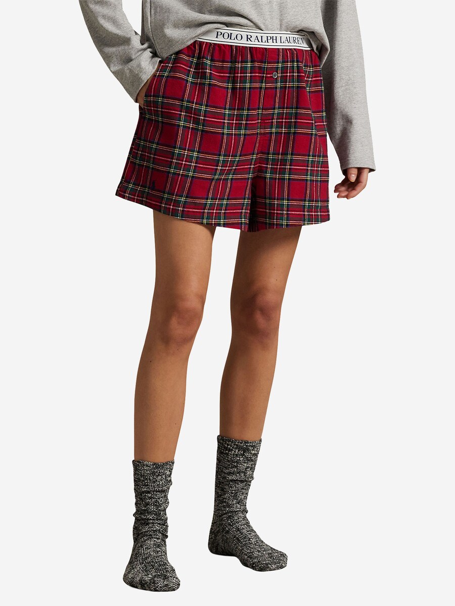 Пижамные штаны Polo Ralph Lauren  Cozy Flannel, красный — фото 3
