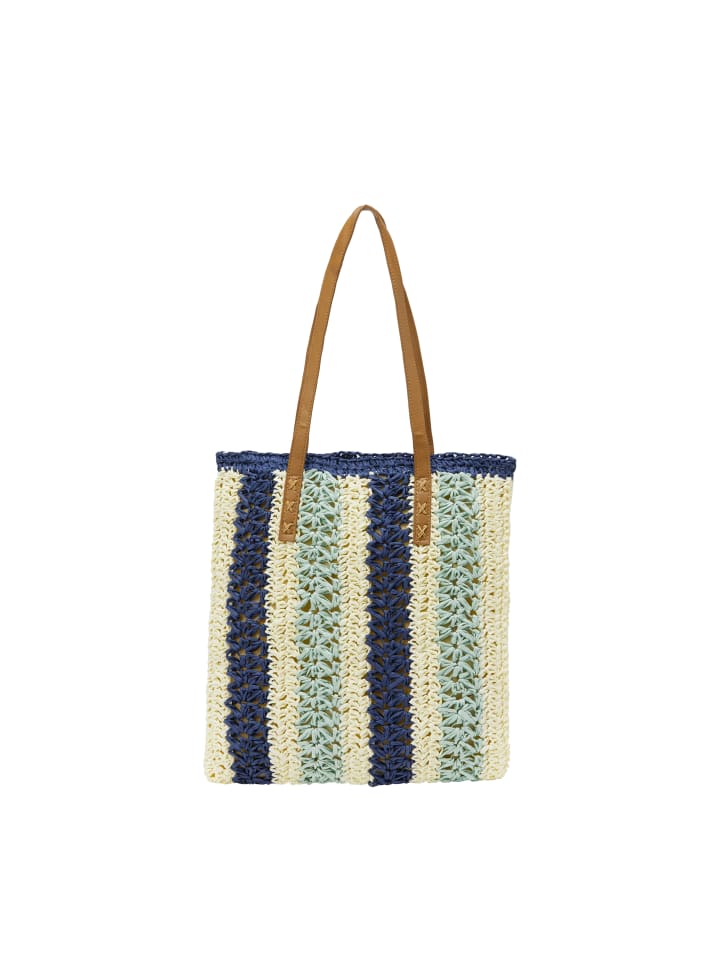 

Женская сумка-тоут синего цвета IZIA