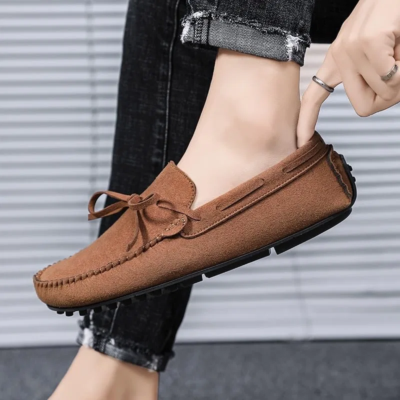 Лоферы замшевые Mens Loafers, коричневый PUGHGAETZF — фото 3