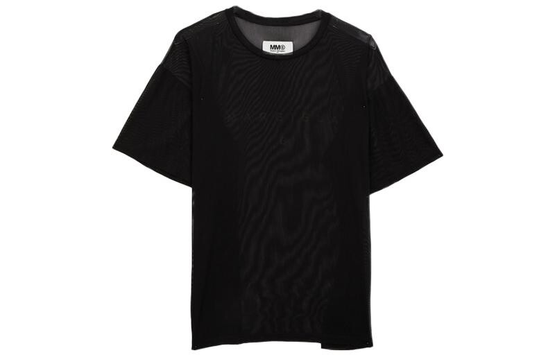 

Футболка женская черная Mm6 Maison Margiela