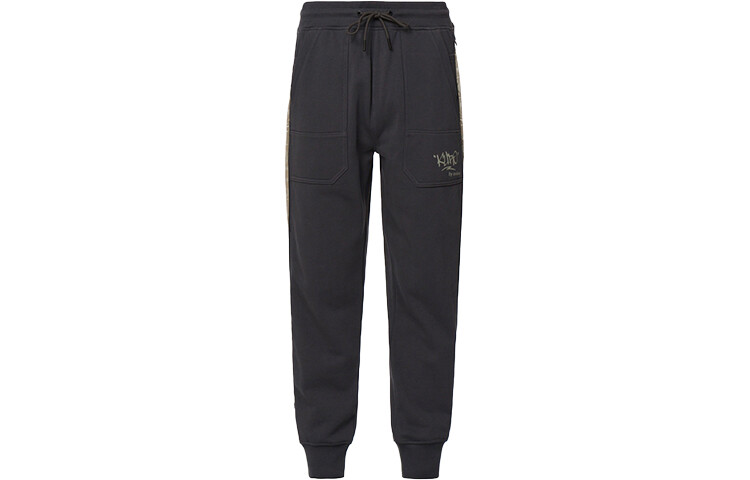 

Трикотажные спортивные штаны мужские темно-угольные Evisu, цвет Dark Charcoal