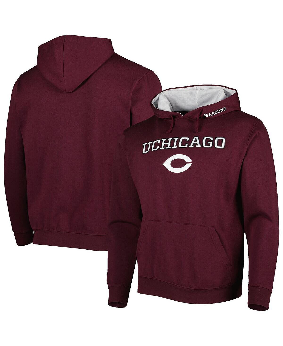 

Мужской пуловер с капюшоном UChicago Maroons Isle Maroon UChicago Maroons Isle Colosseum