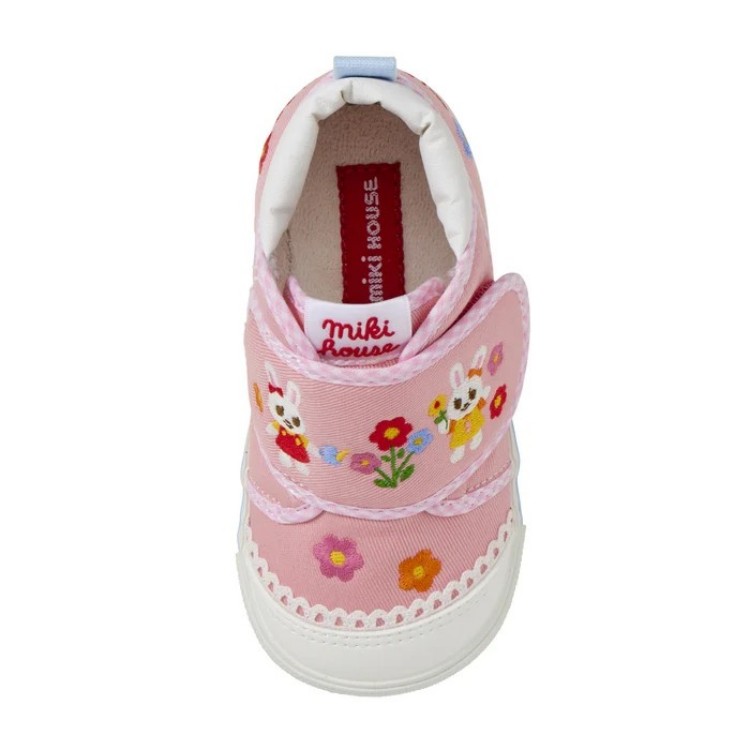MIKI HOUSE Дышащие поддерживающие детские туфли Pink Infant And Toddler — фото 3