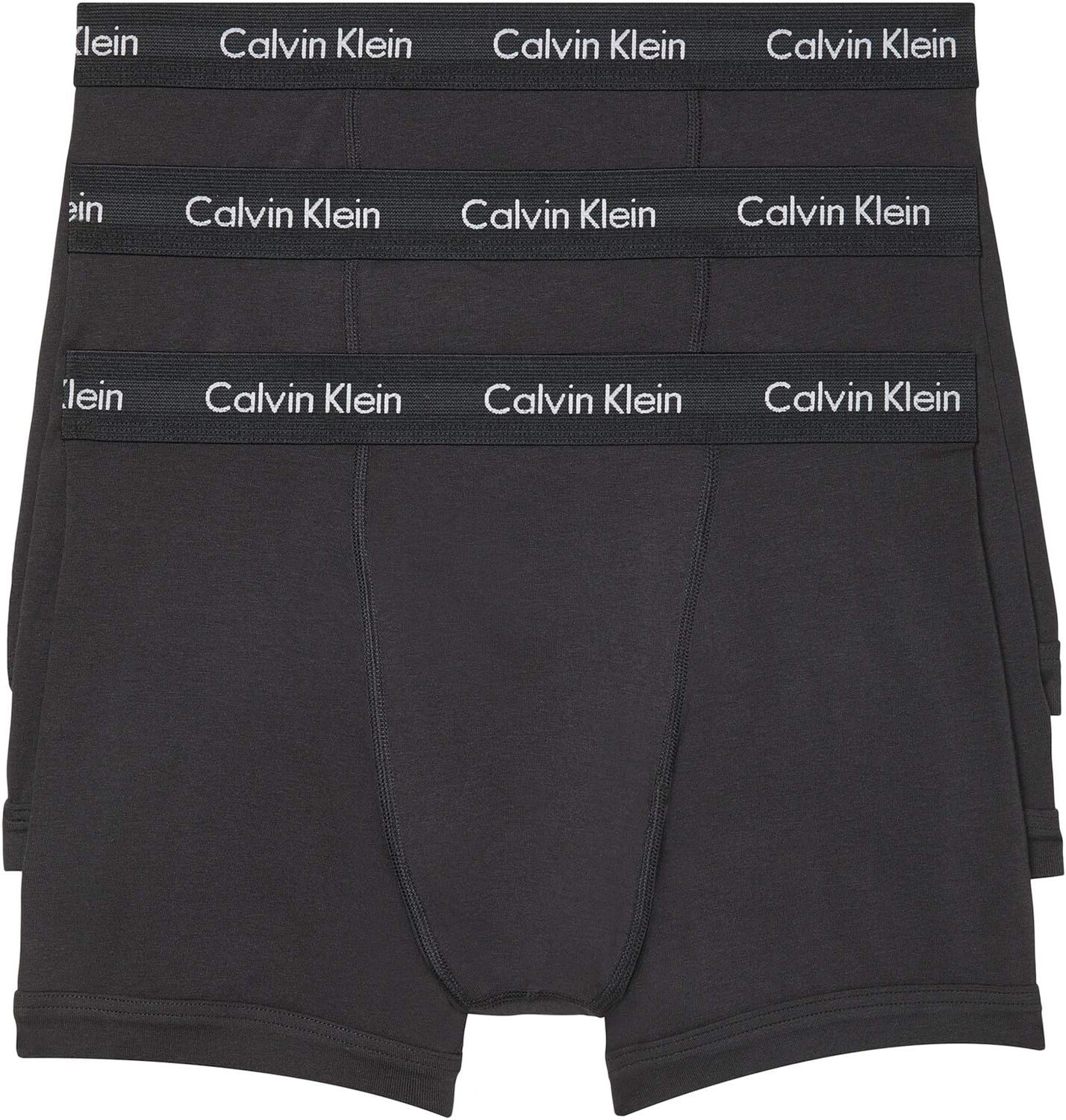 

Комплект боксеров-боксеров из хлопка стрейч, 3 шт. Calvin Klein Underwear, черный