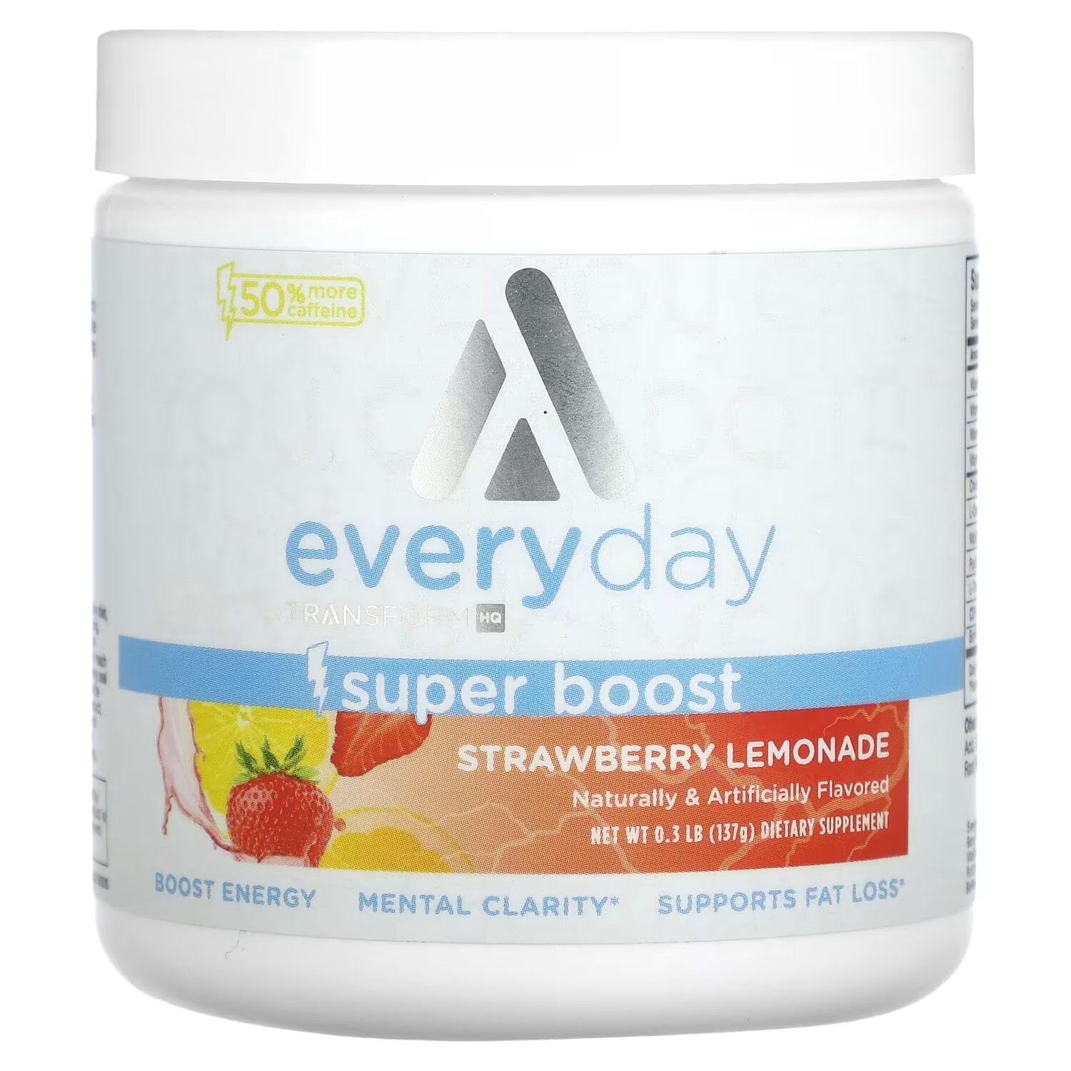 

Добавка TransformHQ Everyday Super Boost клубничный лимонад, 137 г