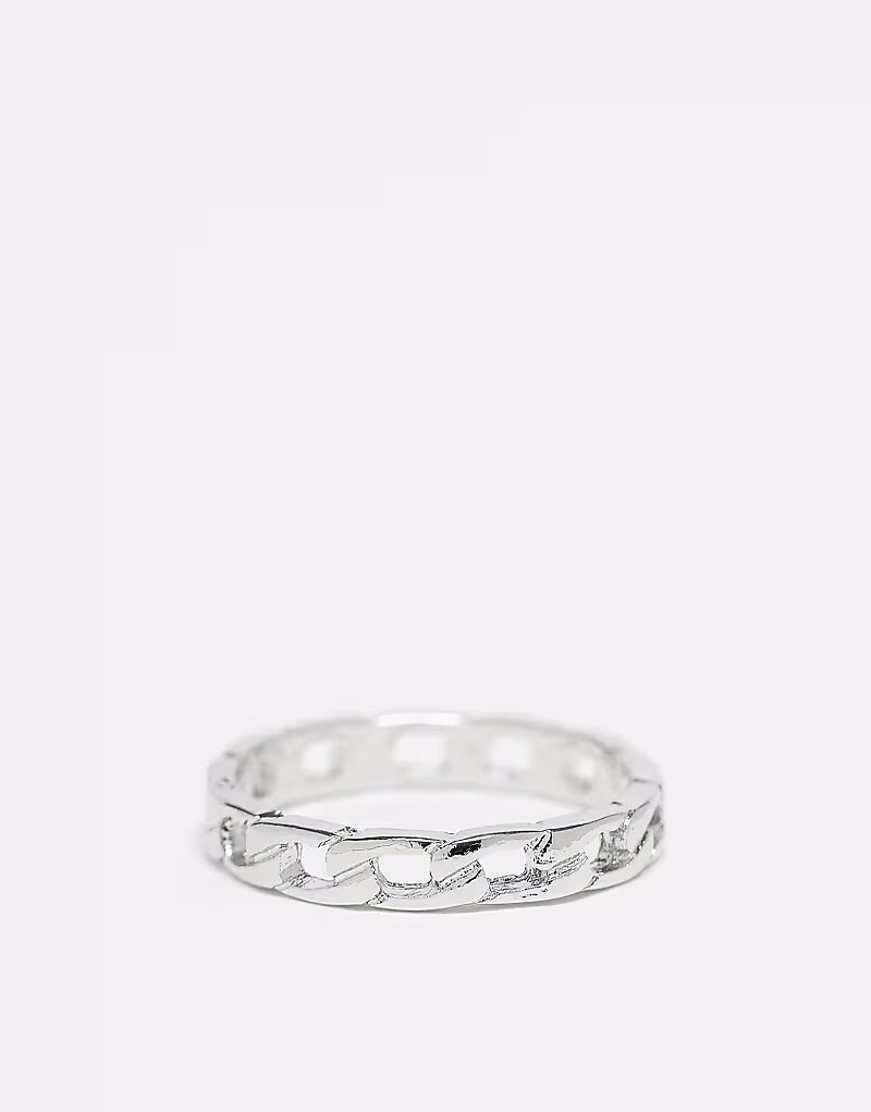 

Кольцо-цепочка из серебра Asos Design