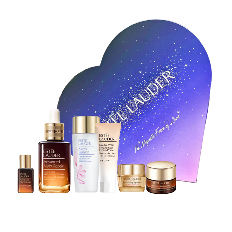 

ESTEE LAUDER Yashilandai набор для ухода за кожей из шести предметов с эссенцией в маленькой коричневой бутылочке, увлажняющий и восстанавливающий