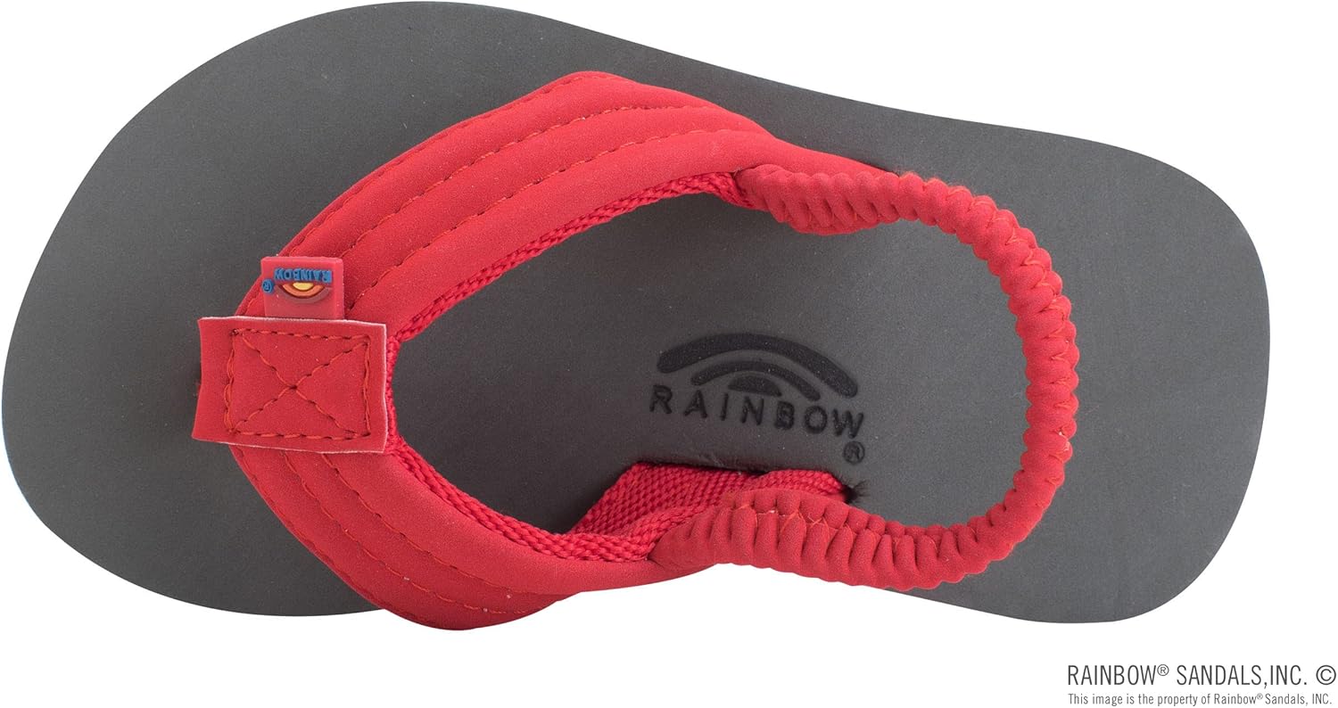 Детские сандалии Rainbow Sandals Grombow с мягкой резиновой подошвой, неопрена ремешком и задним ремешком, серый — фото 3