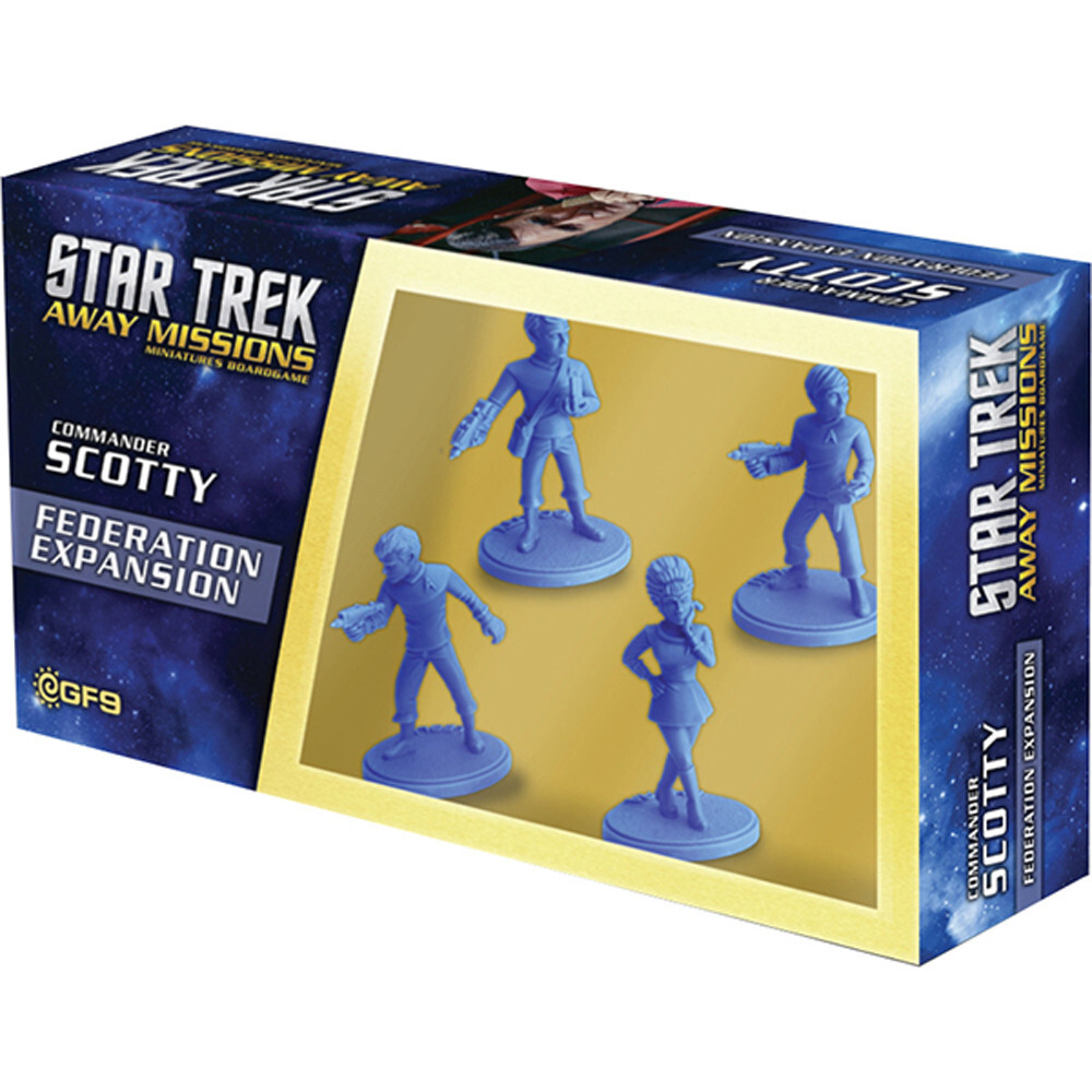 

Настольная игра Gale Force 9 Star Trek: Away Missions - Commander Scotty Federation Expansion