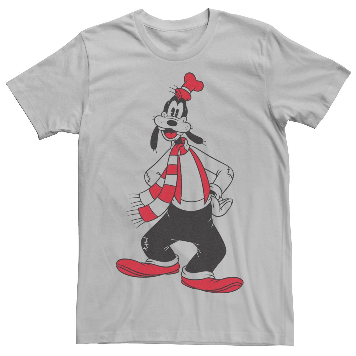 

Мужская футболка с рождественским контуром Goofy Disney