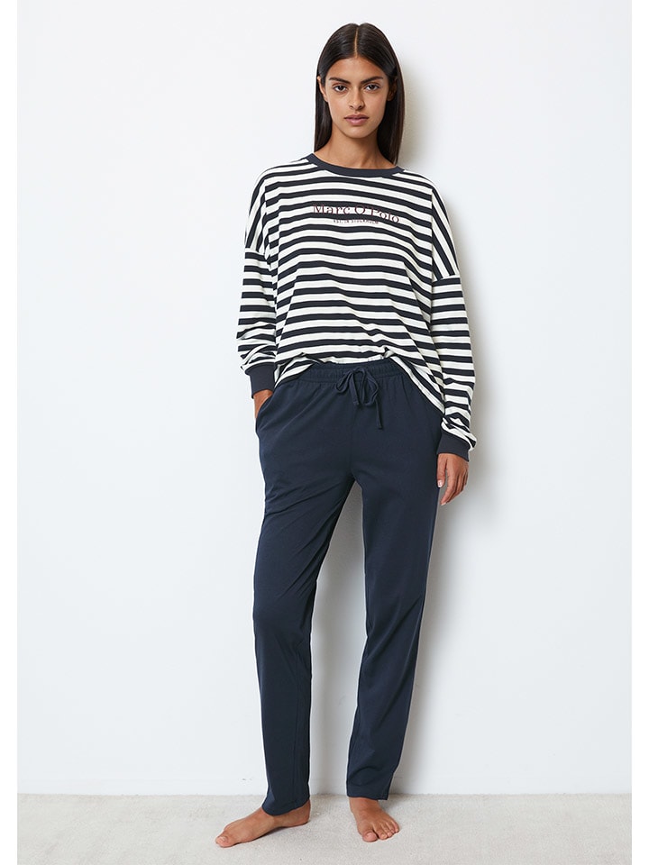 

Marc O´Polo Пижама темно-синего/белого цвета