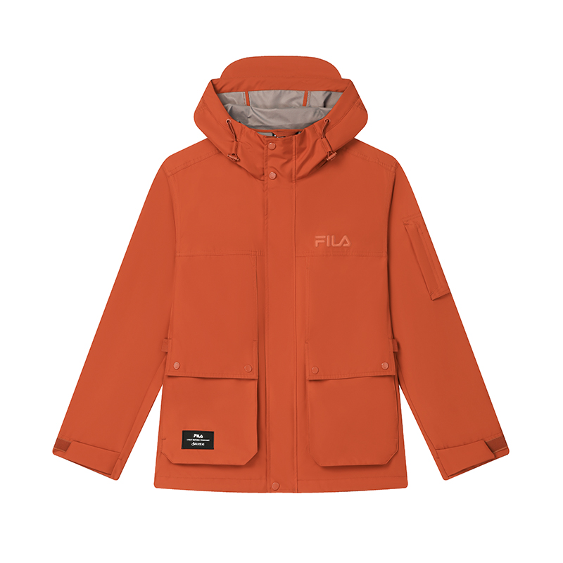 

FILA Ветровка мужская светло-ржаво-красная, Light Rusty Red