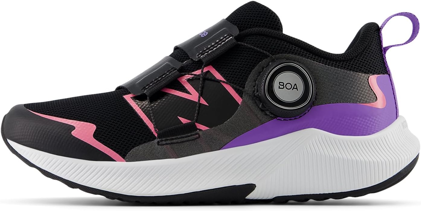 Кроссовки для бега New Balance Kids' DynaSoft Reveal V4 Boa, черный/фиолетовый/розовый — фото 4