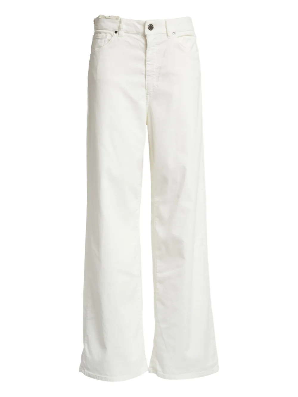 

Вельветовые брюки на пуговицах Pt Torino, белый