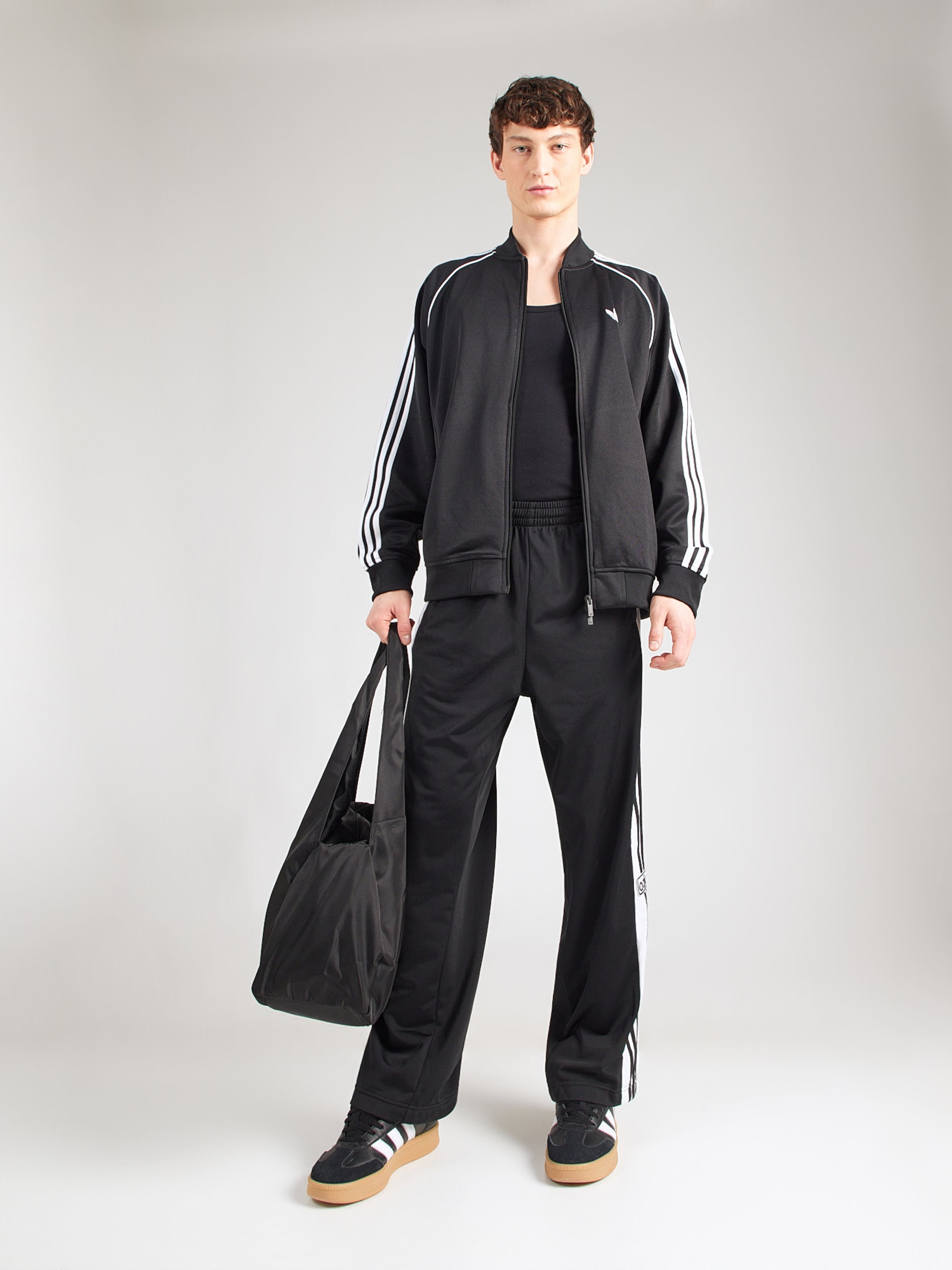 Adidas Originals Толстовка с молнией 'Adicolor Classics' в черном цвете — фото 4