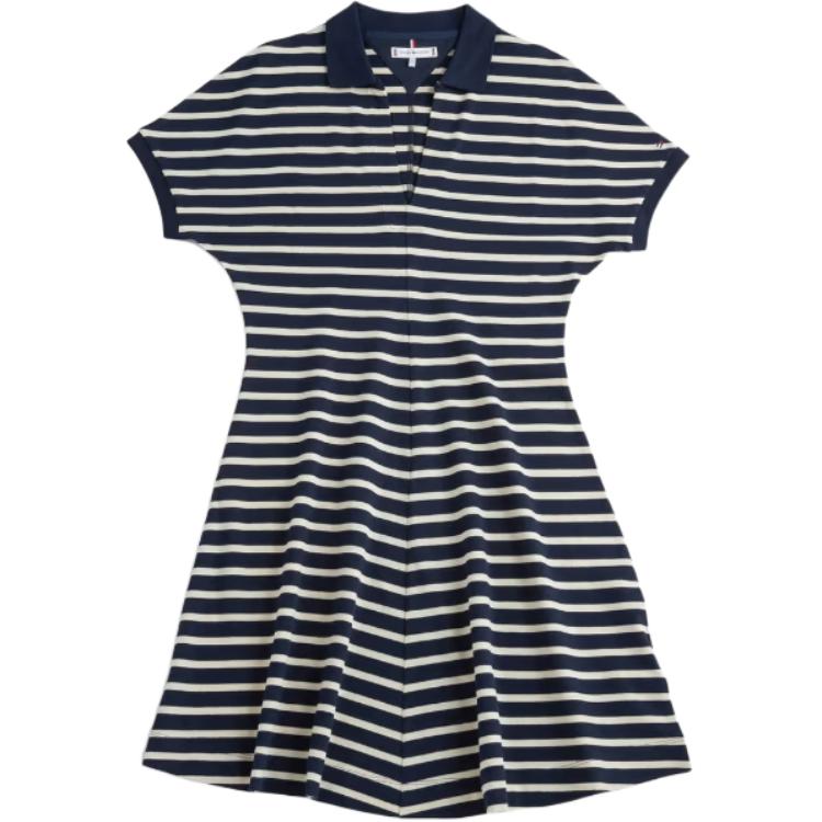 

Tommy Hilfiger Женское черное платье с коротким рукавом