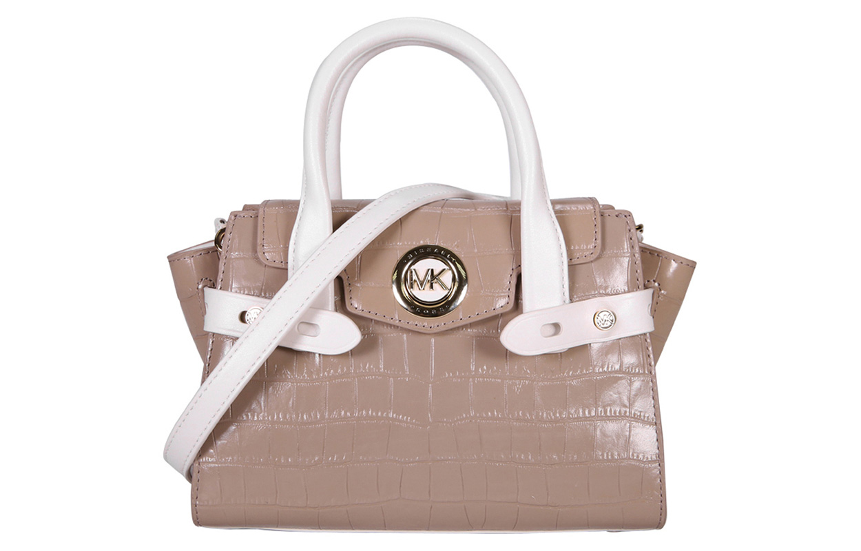 

MICHAEL KORS Кармен Кожаная Косуха Мини Женская Светлая Умбра
