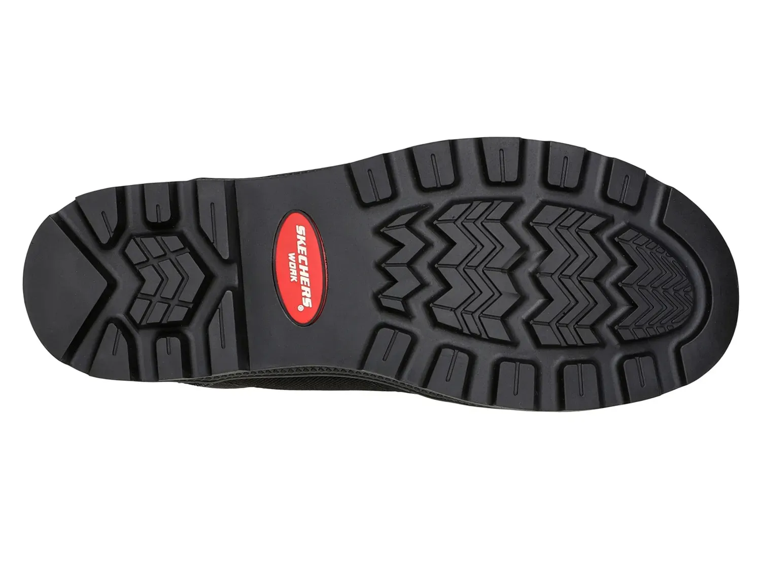 Ботинки женские Skechers Darragh текстильные со стальным носком, черные — фото 4