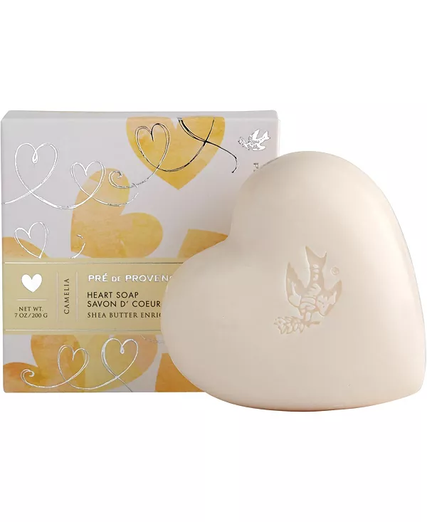 

Подарочный пакет Pre de provence 200 г в форме сердца для виолончели European Soaps, camelia