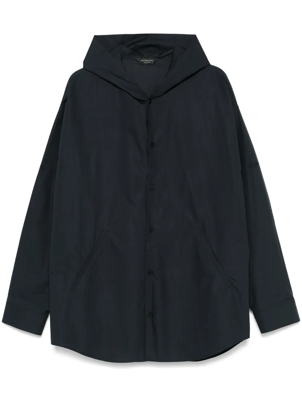 

Рубашка с капюшоном BALENCIAGA, синий