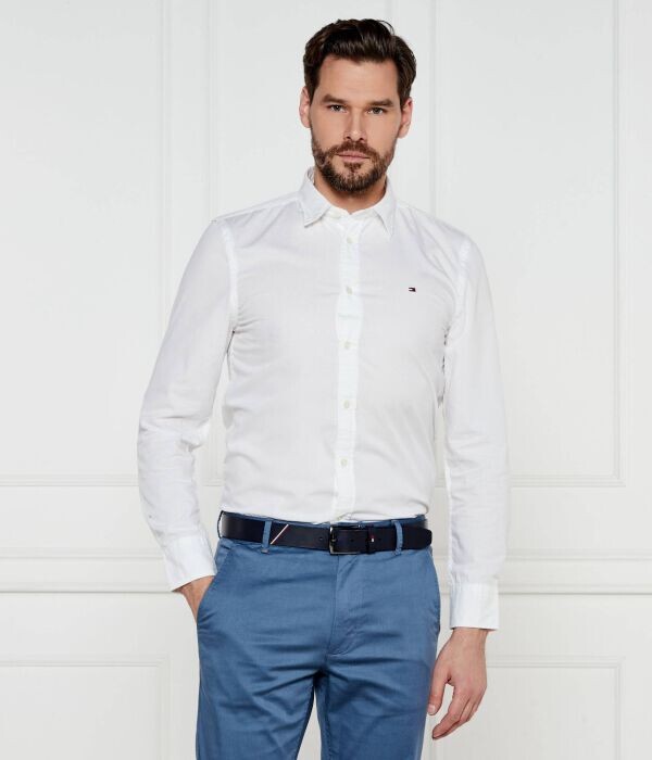 

Рубашка мужская Tommy Hilfiger Flex из органического хлопка, белый