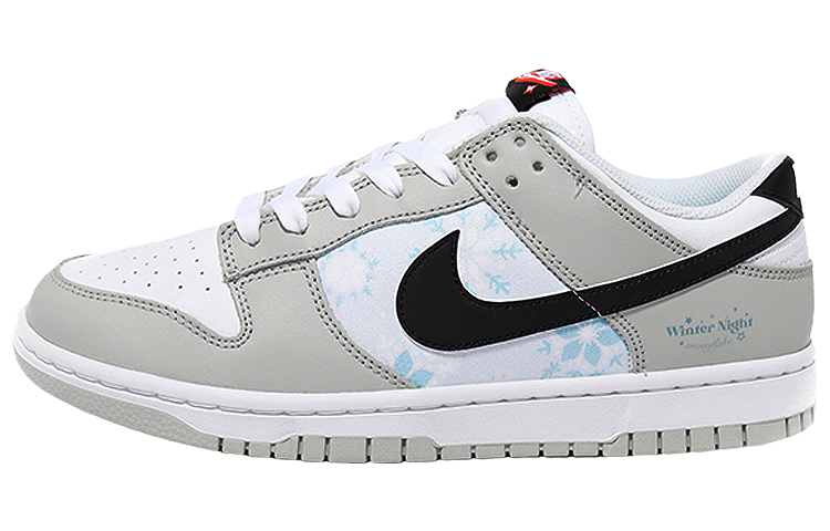 

Кроссовки Nike Dunk Skateboarding Shoes Men Low-top Grey/white, белый