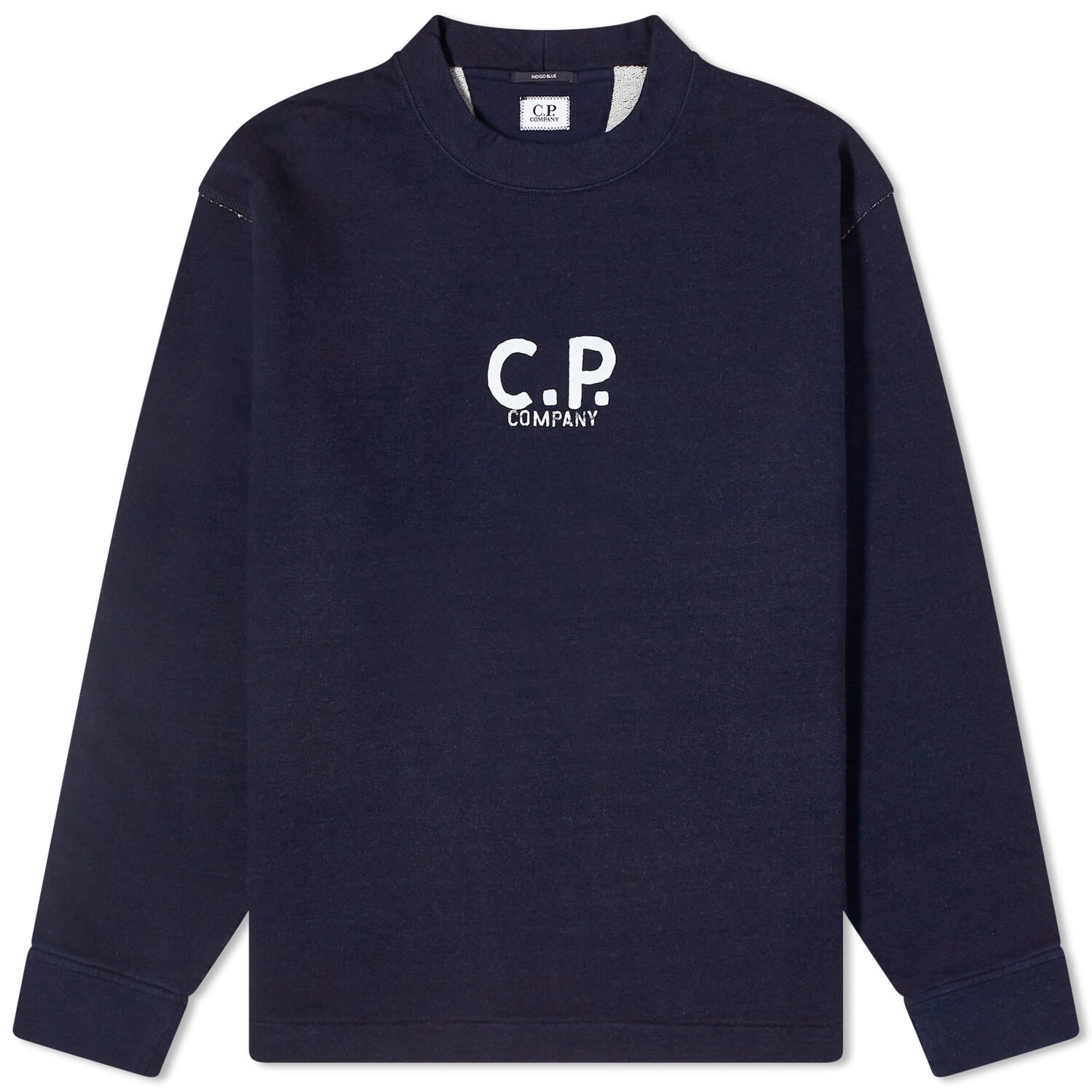 

Толстовка C.P. Company Indigo Fleece Sweatshirt, цвет Denim-Normal Washed 40°