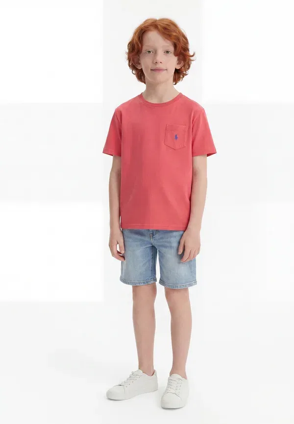 Футболка базовая Polo Ralph Lauren, небесно-красный