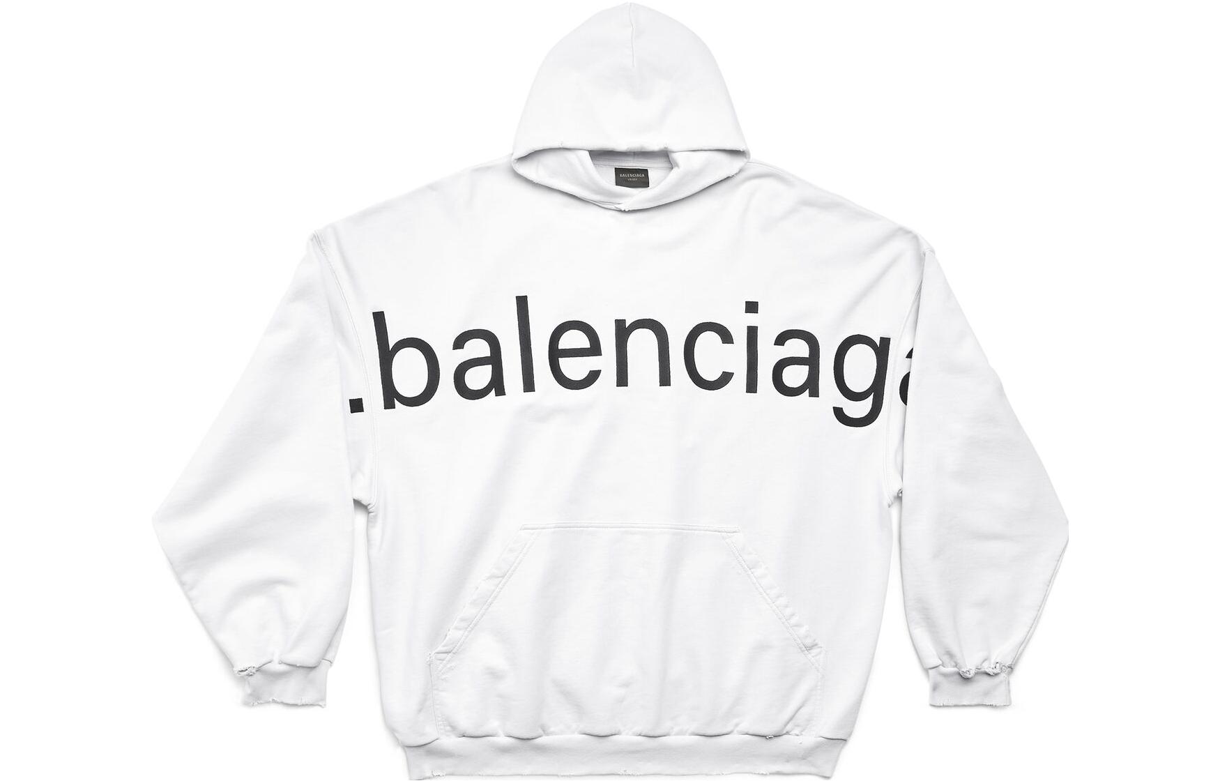 

Толстовка унисекс белая Balenciaga, белый