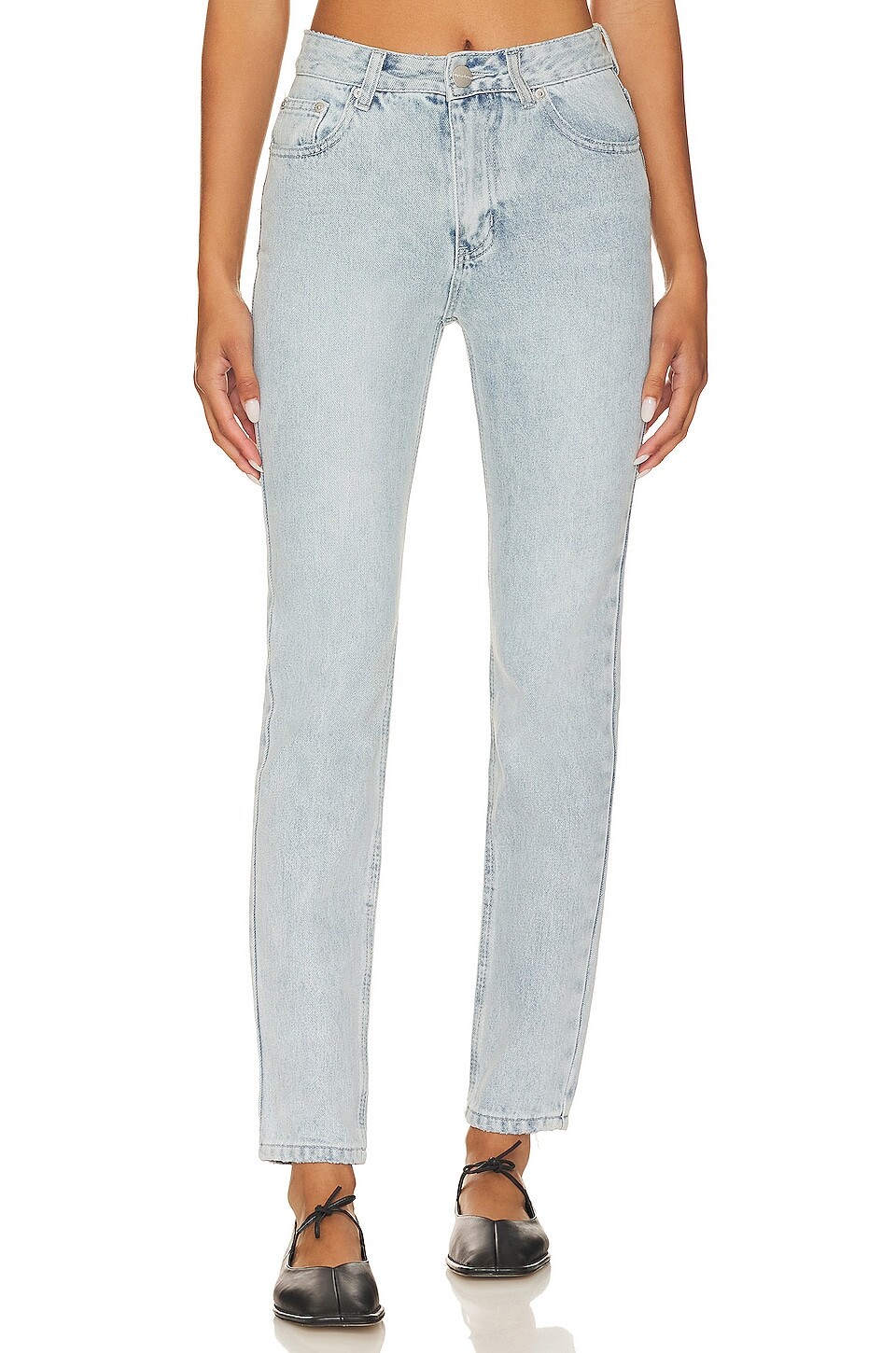 

Джинсы superdown Bailee Butt Slit, цвет light washed blue